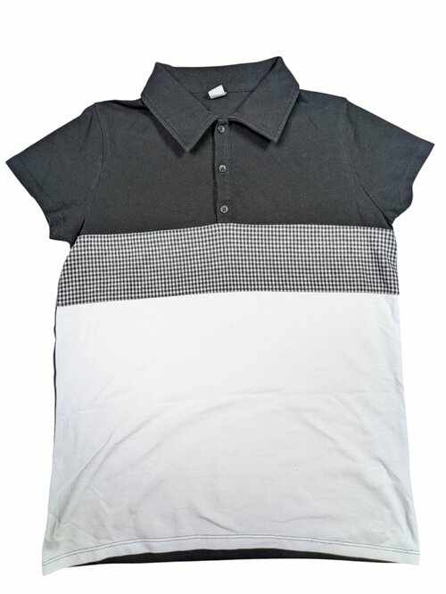 černobílé triko s límcem pro kluky secondhand TU